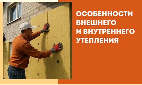 Какие особенности внешнего и внутреннего утепления в Дзержинске
