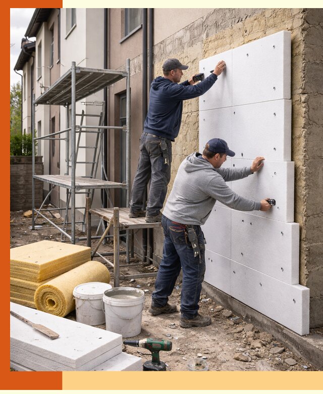 Утепление таунхауса с гарантией комфорта в Дзержинске