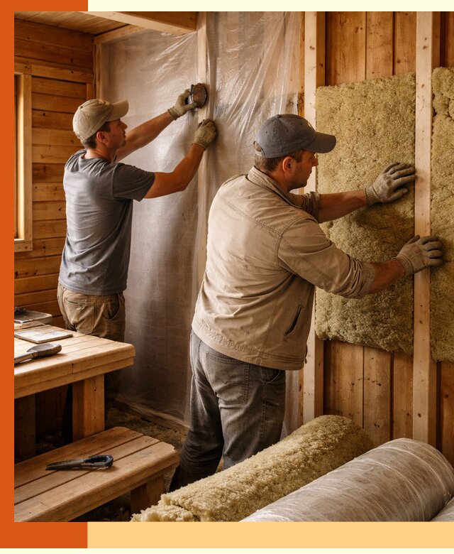 Утепление бани изнутри в Дзержинске качественно и недорого