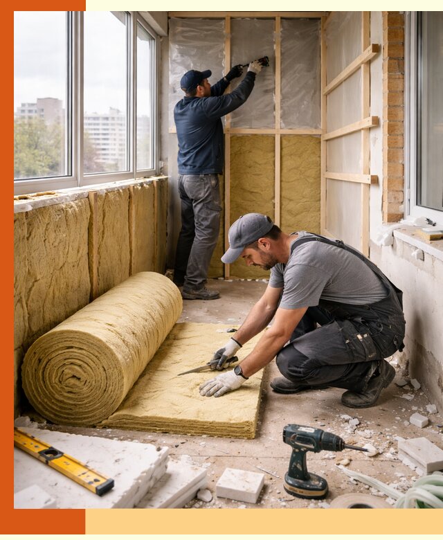 Утепление балкона под ключ в Дзержинске качественно и быстро