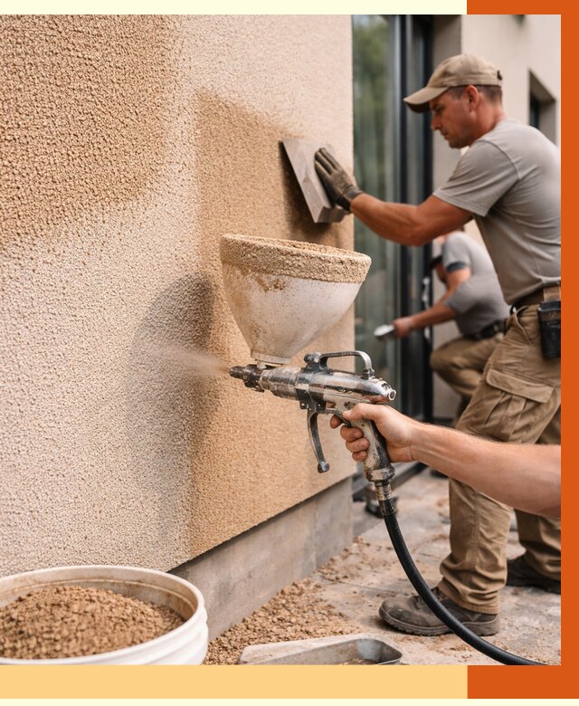 Утепление фасада жидкой пробкой в Дзержинске от 4880 руб./м² под ключ | ТепломастерДзр